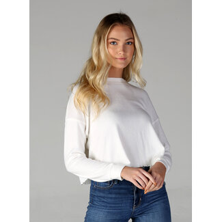 Angie Angie Brushed Rib Lettuce Hem Crop Top (X2R74)