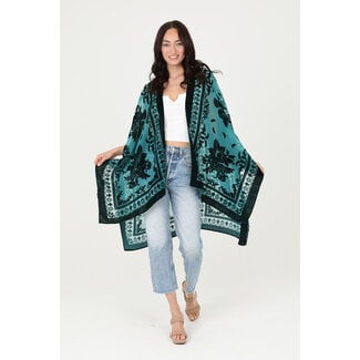 Angie Angie Burnout Velvet Kimono (X2CH6)