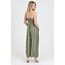 Angie Angie Jumpsuit w/ Slit Pant (B5957)
