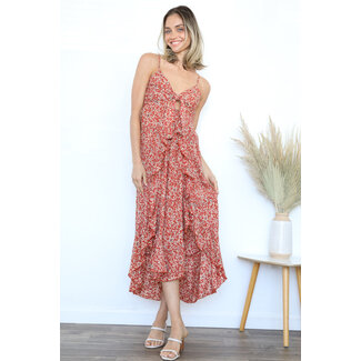 Angie Angie Maxi Keyhole Dress (F4F55)