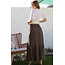 Angie Angie Maxi Length Skirt w/ Small Slit On The Side (26L76)