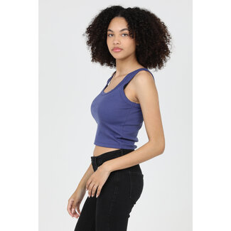 Angie Angie Rib Knit Crop Tank (X2CA5)