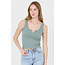 Angie Angie Rib Knit Notch Neck Tank (X2DF9)