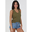 Angie Angie Ribbed Tank (X2DE9)