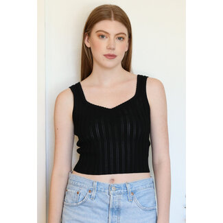 Angie Angie Ribbed Tank (X2DM7)