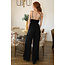 Angie Angie Scoop Neck Keyhole Jumpsuit (B5A77)