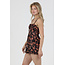 Angie Angie Tie Lettuce Edge Romper (B5A14)