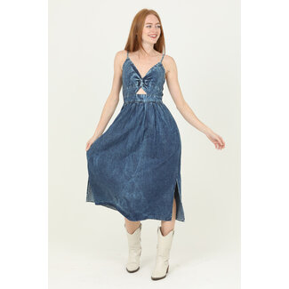 Angie Angie Twist Front Maxi Dress (F4J10)