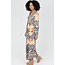 Angie Angie V Neck Maxi Dress W/ Sleeves (C4880)