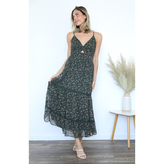 Angie Deep V-Neck Maxi (F4F48)