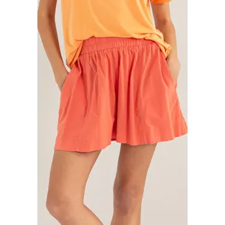 Double Zero DOUBLE ZERO SEAM DETAIL HIGH WAIST SHORTS (DZ24A421)