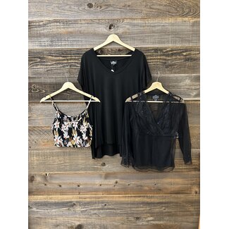 In Three’s 3 Personalities Tops