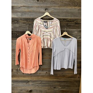 In Three’s Pastel Princess Tops