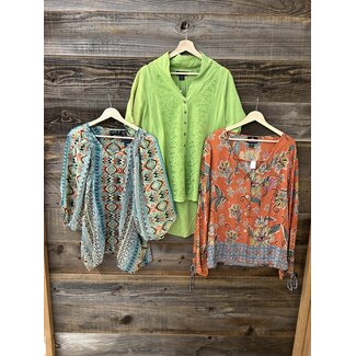 In Three’s Vacay Babay Tops