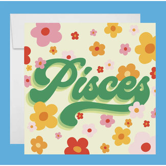 Wild Rose Zodiac Greeting Card