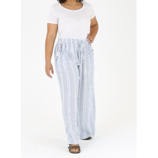 Angie Angie Pants with Button Detail On Pockets (B9344)