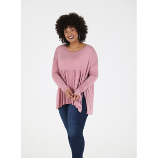 Angie Angie Plus Baby Doll Top (X9BQ1)